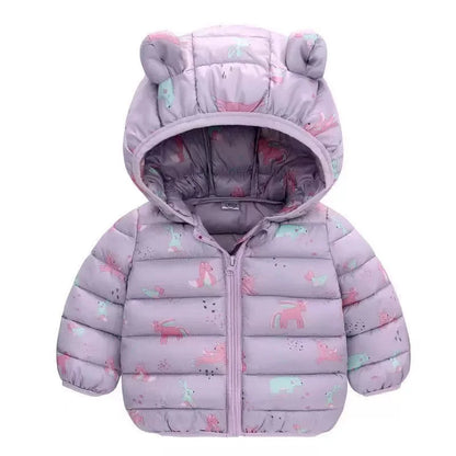 Manteaux d'automne pour filles, doudounes chaudes pour bébés, vestes à capuche, vêtements d'extérieur pour enfants, manteaux à la mode pour garçons, vêtements mignons 1-5 ans