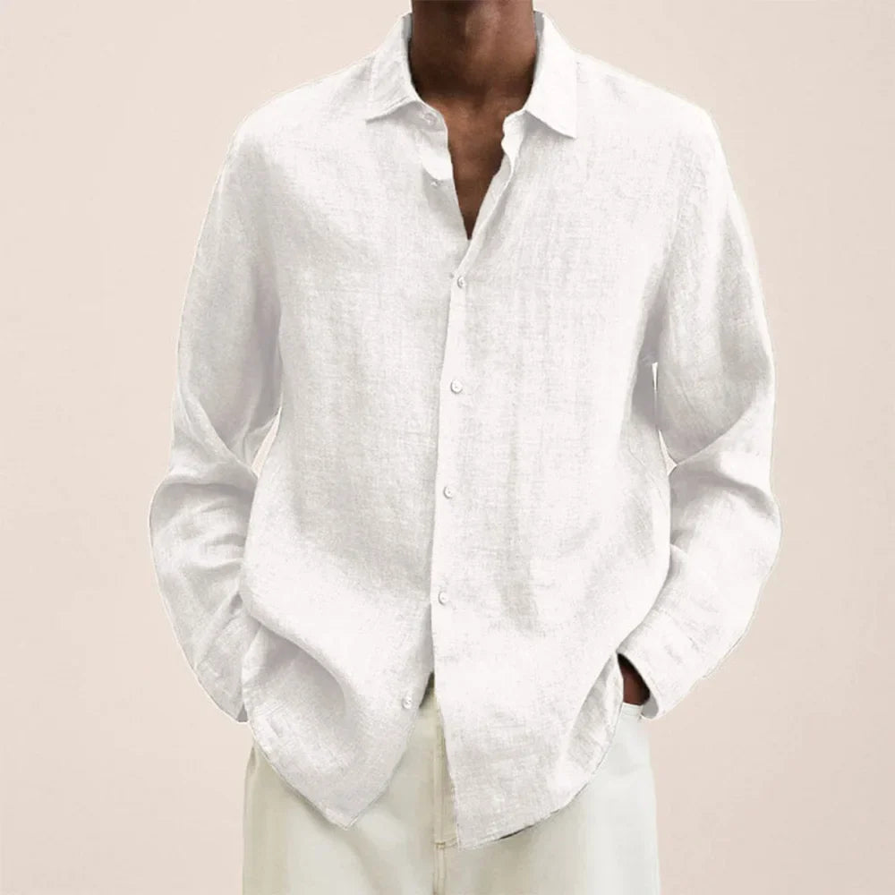 Nouvelle mode : chemises longues pour hommes, hauts décontractés amples, manches longues, revers pour hommes, tenue décontractée automne, Streetwear