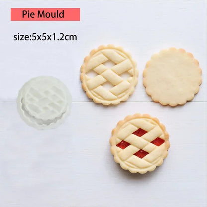 Emporte-pièce en plastique pour sandwich à la confiture, moule à strass 3D, timbre à strass de Noël pressable, décor de gâteau du Nouvel An, fournitures de cuisson