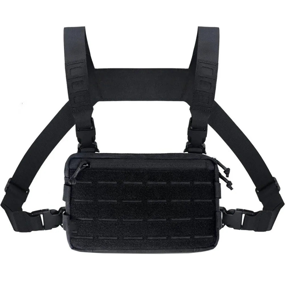 Tactical Chest Bag, Camping, Hunting, Fishing, Travel Backpack, Molle Vest, EDC Front Pouch, Outdoor Reconnaissance Kit, Waist Shoulder Bags