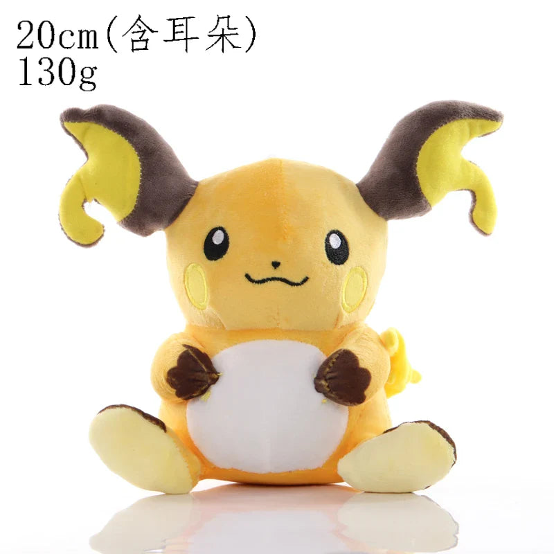 Pikachu Pokemon Plush Doll Charmander Bulbasaur Squirtle Psyduck Eevee Plush Soft Stuffed Animals Peluche Plushie Toy Gifts