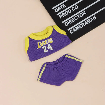Vente uniquement Vêtements 17cm Première Deuxième Génération Labubu Vêtements de Basket Mignon Poupée Décoration Fait Main Vêtements de Poupée Cadeau