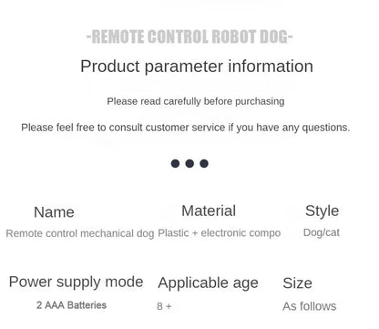Robot Rc télécommandé pour enfants, jouet mécanique pour chien, enseignement scientifique, modèle d'assemblage, ensemble électrique, jouets pour garçons, cadeau pour enfants