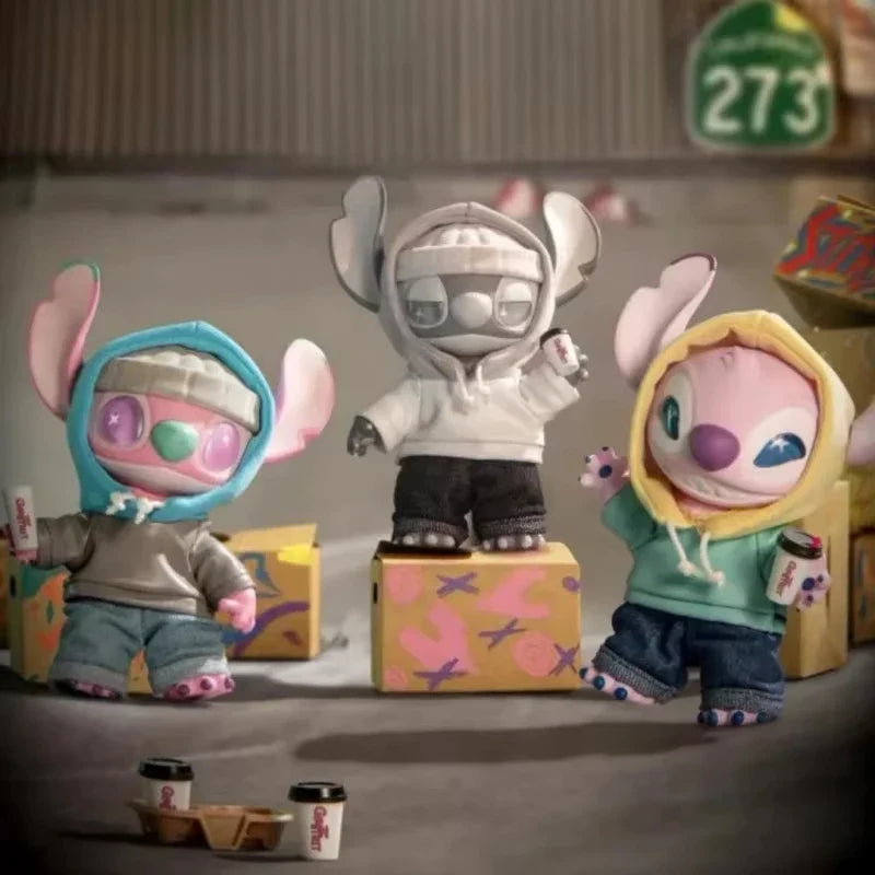Stitch Gen Z Street Series Boîte Mystère Vinyle Poupées Mode Mignonnes Cadeaux d'Anniversaire
