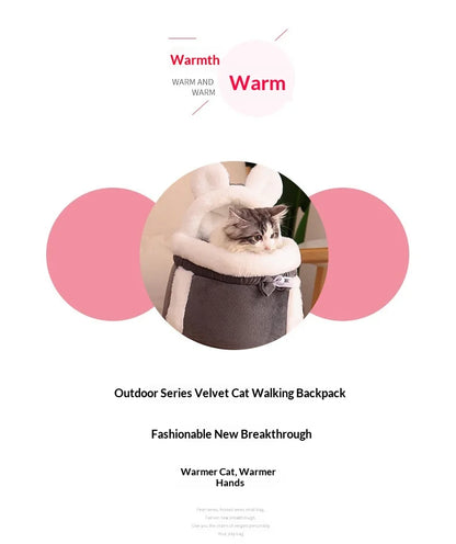 Sac à dos pour animaux de compagnie pour activités de plein air, grande capacité pour chiens de petite et moyenne taille, sac à dos portable pour chats, voyage et randonnée