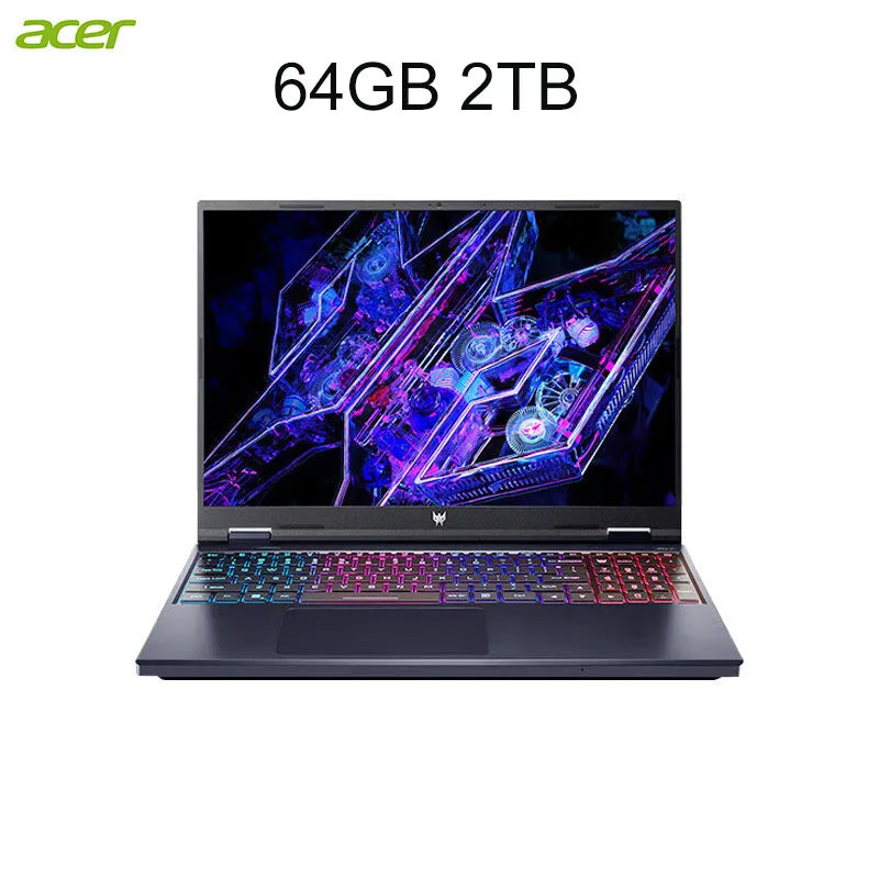 2024 Acer Predator Neo Gaming Laptop 16 Inch 2.5K 180Hz IPS Screen Notebook i9-14900HX 32GB 1TB RTX4060 Netbook Laptop Computer