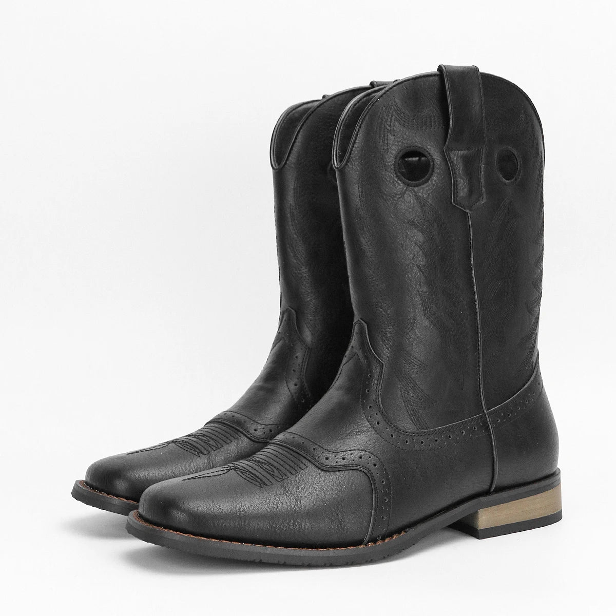 Men's Western Fashion Retro Embroidered Boots