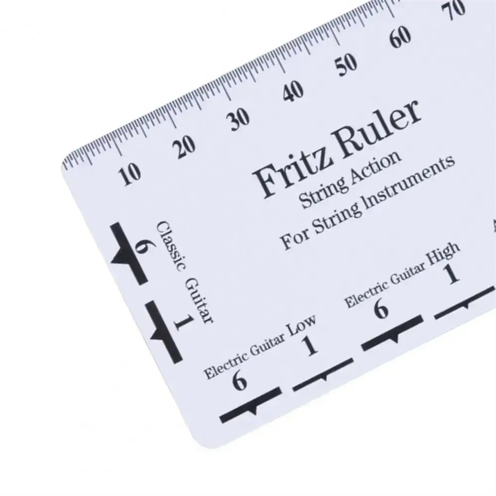 Guitar Strings String Pitch Ruler Luthier Tools Measurement Guitar Ruler Rulers Card Instruments Action Gauge Ruler Ukulele Bass