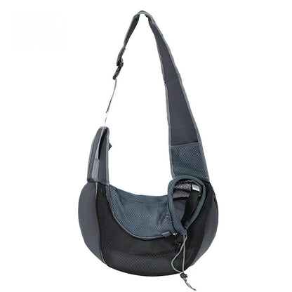 Sac à dos pour animaux de compagnie, sac de transport de voyage portable, sac à bandoulière extérieur mains libres adapté aux fournitures pour animaux de compagnie de chat et de chien
