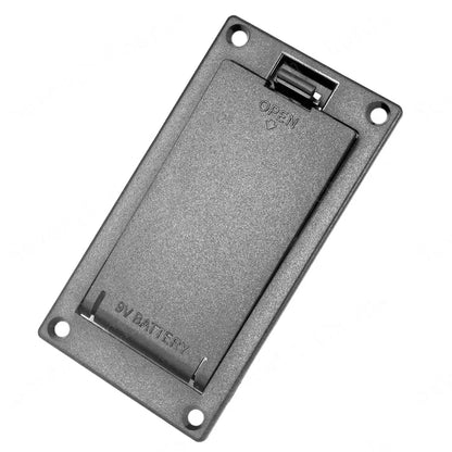 Boîte de batterie 9V pour guitare électrique basse et micro actif avec connecteur, boîte de support de batterie 72.5x38.3mm, partie musicale en plastique 1 pièce