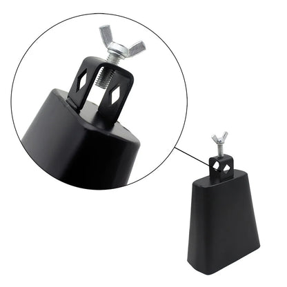 Cloche de vache de 4/5/6/7/8 pouces avec maillets en bois, cloche de Jazz en métal et acier, cloches de bétail, pièces et accessoires d'instruments de Percussion