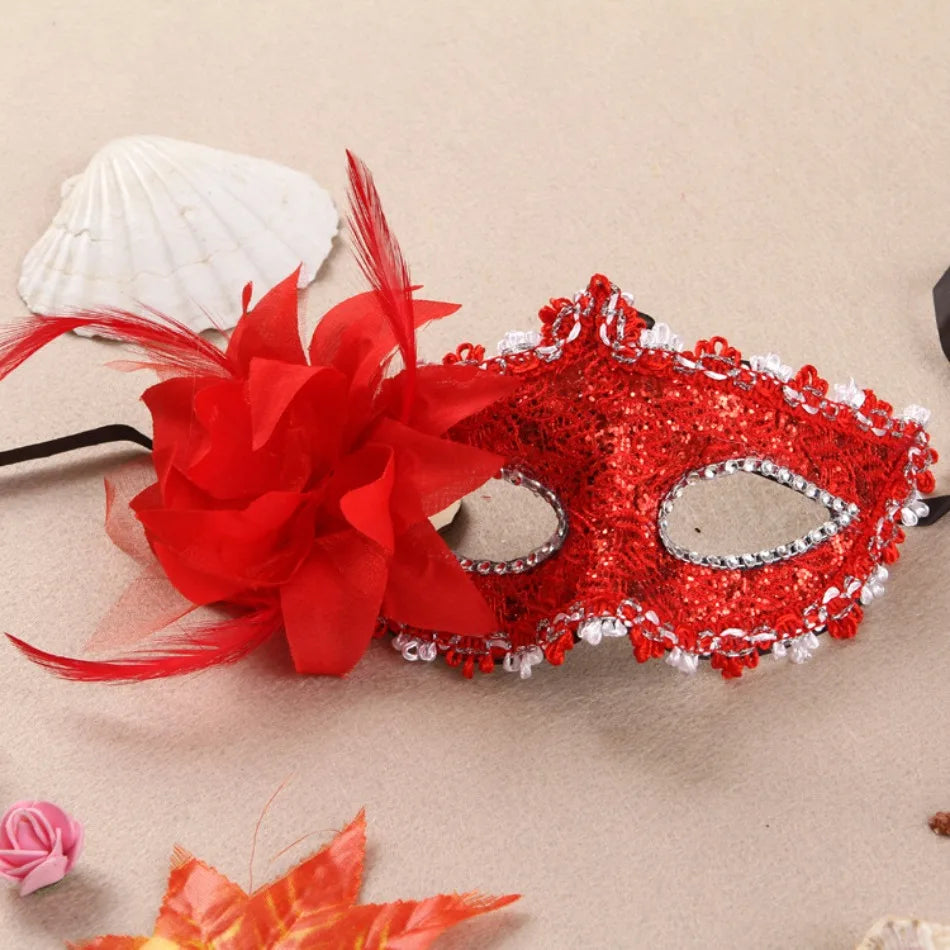 Masques de mascarade de mariage, maquillage d'halloween, dentelle, Costume noir vénitien, masque pour les yeux Vintage pour dame, robe de soirée fantaisie Cosplay