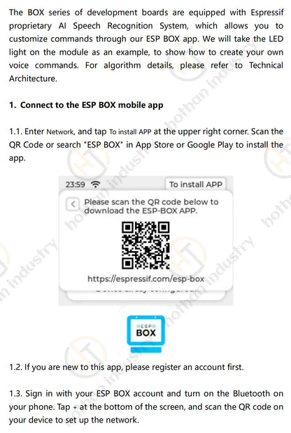 (1PC) 100% NOUVEAU ESP32-S3-BOX-3 ESP32-S3-BOX-3B AIOT Module de Kit de Développement d'Application 2.4 GHz Wi-Fi + Bluetooth 5