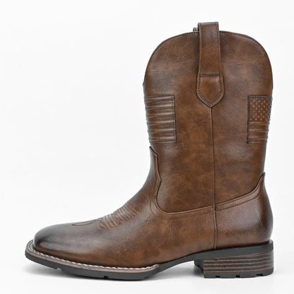 Men's Boots Personalized Design Fashionable Western Cowboy Boots