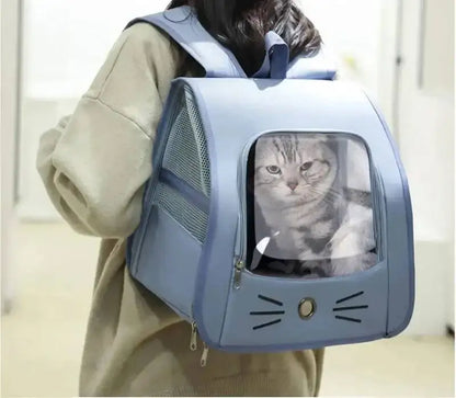 Sac à dos de transport pour animaux de compagnie, grand sac à dos pour chat, Transparent, respirant, Portable, pour chats et chiens, sac à bandoulière de transport