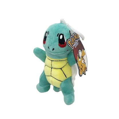 Lot de 10 peluches Pokémon Carapuce Salamèche Pikachu Bulbizarre 12cm Pendentif Peluche Porte-clés Cadeau Jouet