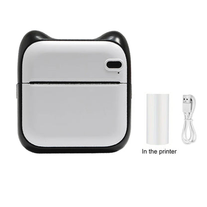 Mini Printer, Portable Thermal Printer Efficiently and Quickly, Inkless Pocket Photo Printer for Study Notes, Pictures, DIY