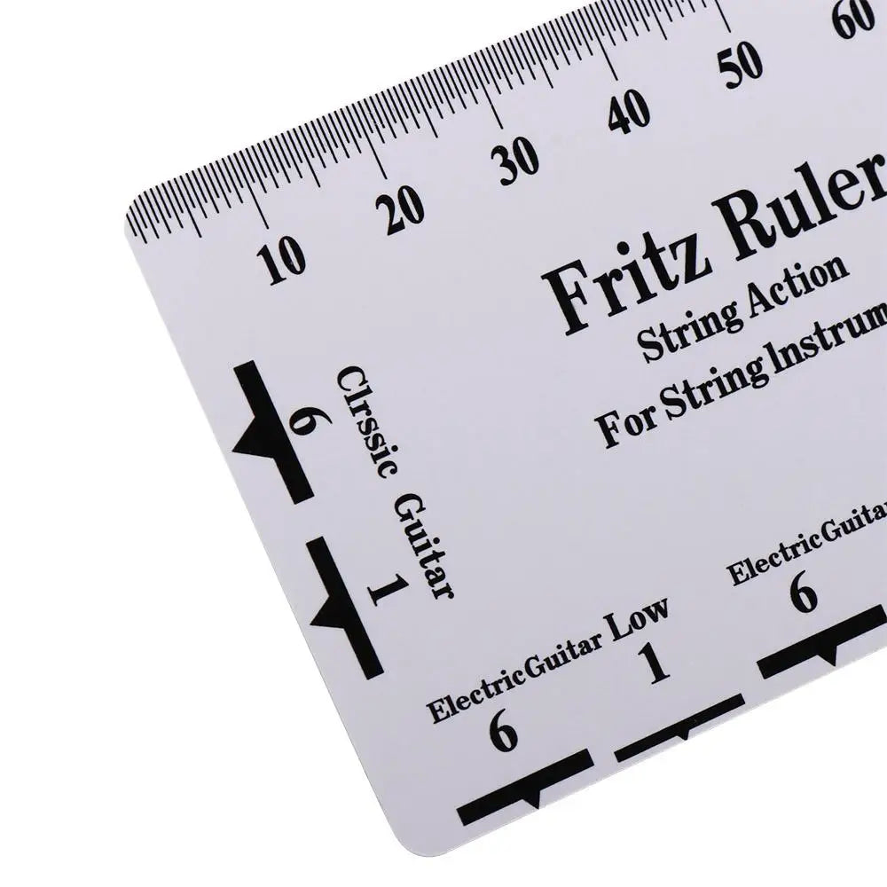 Guitar Strings String Pitch Ruler Luthier Tools Measurement Guitar Ruler Rulers Card Instruments Action Gauge Ruler Ukulele Bass