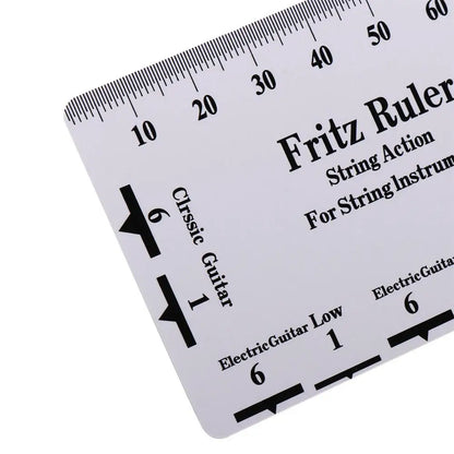 Guitar Strings String Pitch Ruler Luthier Tools Measurement Guitar Ruler Rulers Card Instruments Action Gauge Ruler Ukulele Bass