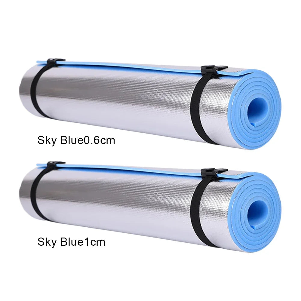 Tapis de yoga imperméable, tapis de yoga résistant à l'humidité, tapis de pique-nique de camping épaissi, multifonction portable pour exercices de fitness