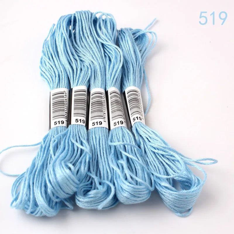 433---581--10 pcs cross-Stitchou  Embroidery Thread Floss Sewing Skeins Craft DIY Bracelet braided