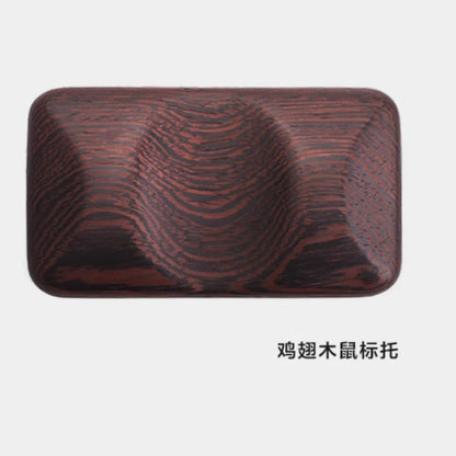 Wenge Wood Palm Rest Custom for Ergonomics Mechnical Keyboard Game Office Accessories Wrist Rest Pure Soild Wood Palm Stree Gift