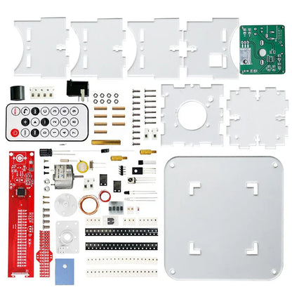 POV – Kit d'affichage LED rotatif tridimensionnel, électronique, bricolage, pratique de soudage, microcontrôleur, horloge, pièces amples