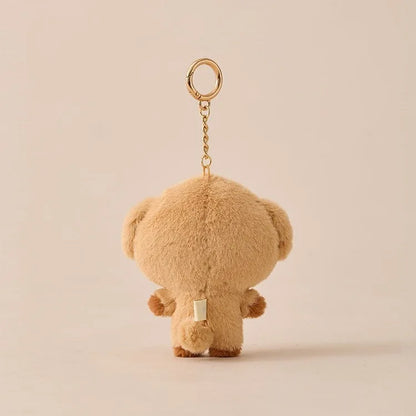 Baby Animal Series Bt21 Cooky Shooky Plush Doll Keychain Pendant Cute Koya Toy Girls Bag Packaging Decoration Collection Gift