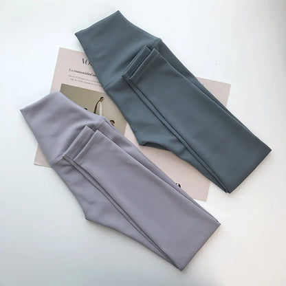 Women's Outdoor Leggings with Smile, Thermal Pants, Warm Fleece Lined Outfit, High Waist, Push Up, Running Leggings, Female Training Clothes, Winter
