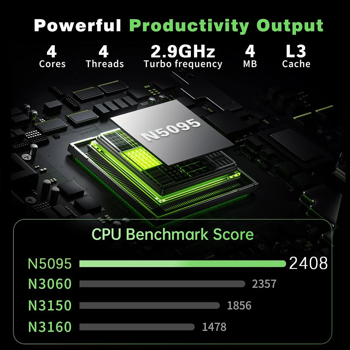 ACEKAMAS 15.6" Laptop Computer Intel Celeron N5095 Windows 11 Pro Laptops Gamer 1080P 16GB DDR4 1TB SSD Office Study Notebook PC
