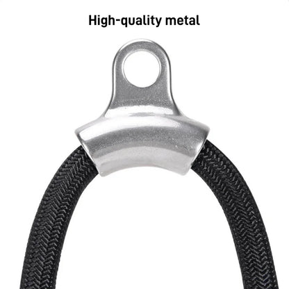 Corde de triceps avec poignées ergonomiques, corde de traction pour triceps de gymnastique pour machine à câble, système de poulie, fixation de câble de corde de triceps