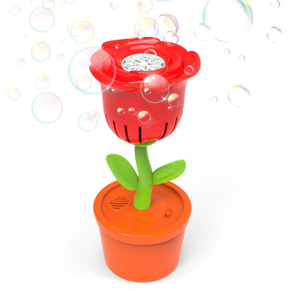 Machine à bulles verticale avec lampe sonore, pour anniversaire d'été, mariage en plein air, fête de noël, Rechargeable