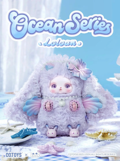 Genuine CQTOYS Loloan Ocean Series Blind Box Cute Doll Plush Handmade Ornament Gift Trend 2025 Summer