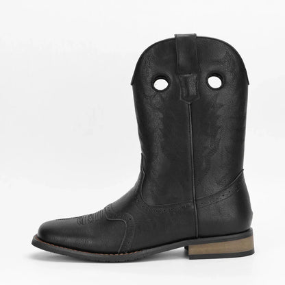 Men's Western Fashion Retro Embroidered Boots