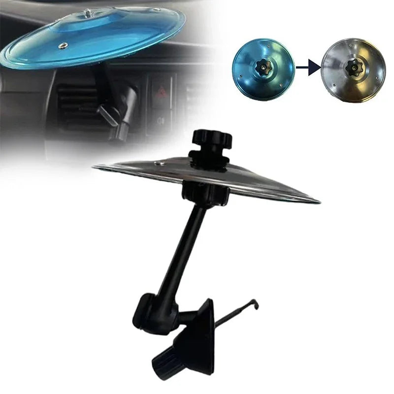 Nouvelle cymbale Crash de voiture créative, décoration de cymbale à Percussion montée sur voiture, cymbale de voiture pour grille d'aération, facile à installer, faire conduire plus amusant