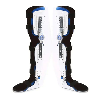 Orthèse de pied réglable pour le rinçage du genou, orthèse des membres inférieurs, protecteur de fracture, soutien des articulations des jambes, soins génitaux ligamentaires