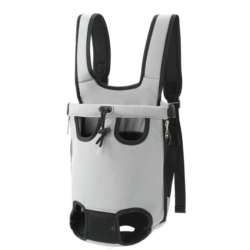 Sac à dos pour animaux de compagnie pour petits chiens et chats, sac de transport pour les voyages en plein air, bretelles réglables mains libres, matériau en denim, porte-animaux