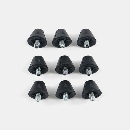 Pointes de remplacement pour chaussures de football noires, goujons durables pour chaussures de football, filetées M5, 13mm, 16mm, 1 pièce par ensemble
