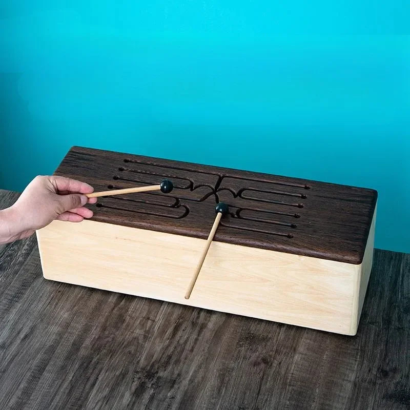 Solid Wood Hollow Drum 10 Timbre Professional Drums Children Beginners Meditation Healing Musical Percussion Instruments