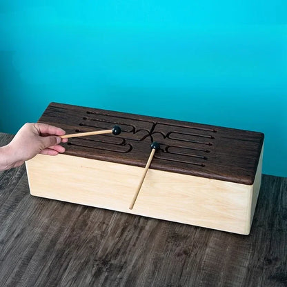 Solid Wood Hollow Drum 10 Timbre Professional Drums Children Beginners Meditation Healing Musical Percussion Instruments