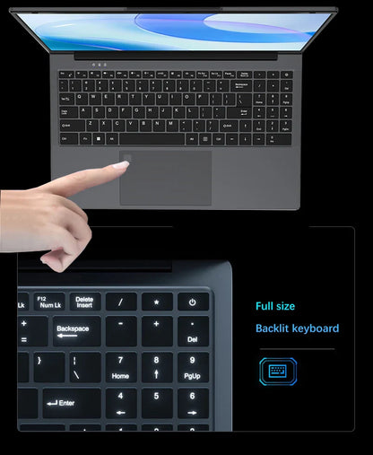 Nouvel Ordinateur Portable de Jeu 13ème Génération Intel Core i7 13620H Écran IPS 16 Pouces 2*DDR4 MAX 64 Go 2*SSD Windows11 Notebook Lecteur d'Empreintes Digitales WIFI BT
