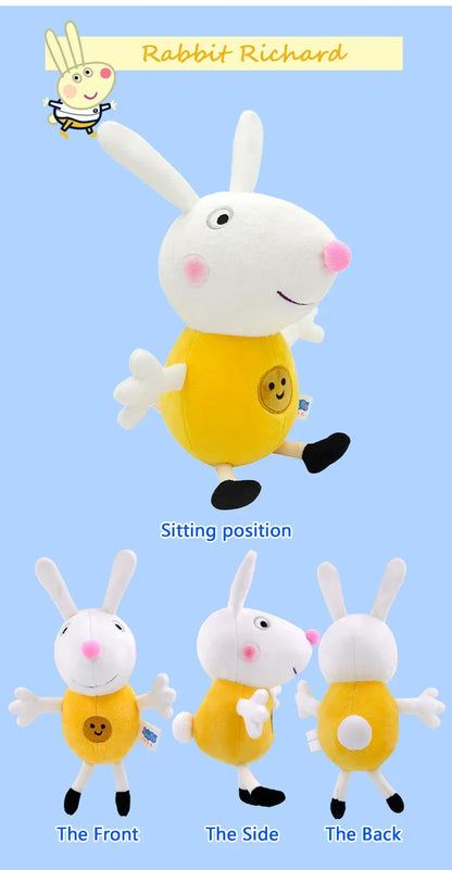 28Cm Peppa Pig Plush Toy Peppa Forever Friends Bigger Edmund Elephant Pedro Pony Suzy Sheep Zoe Zebra Room Kids Birthday Gift
