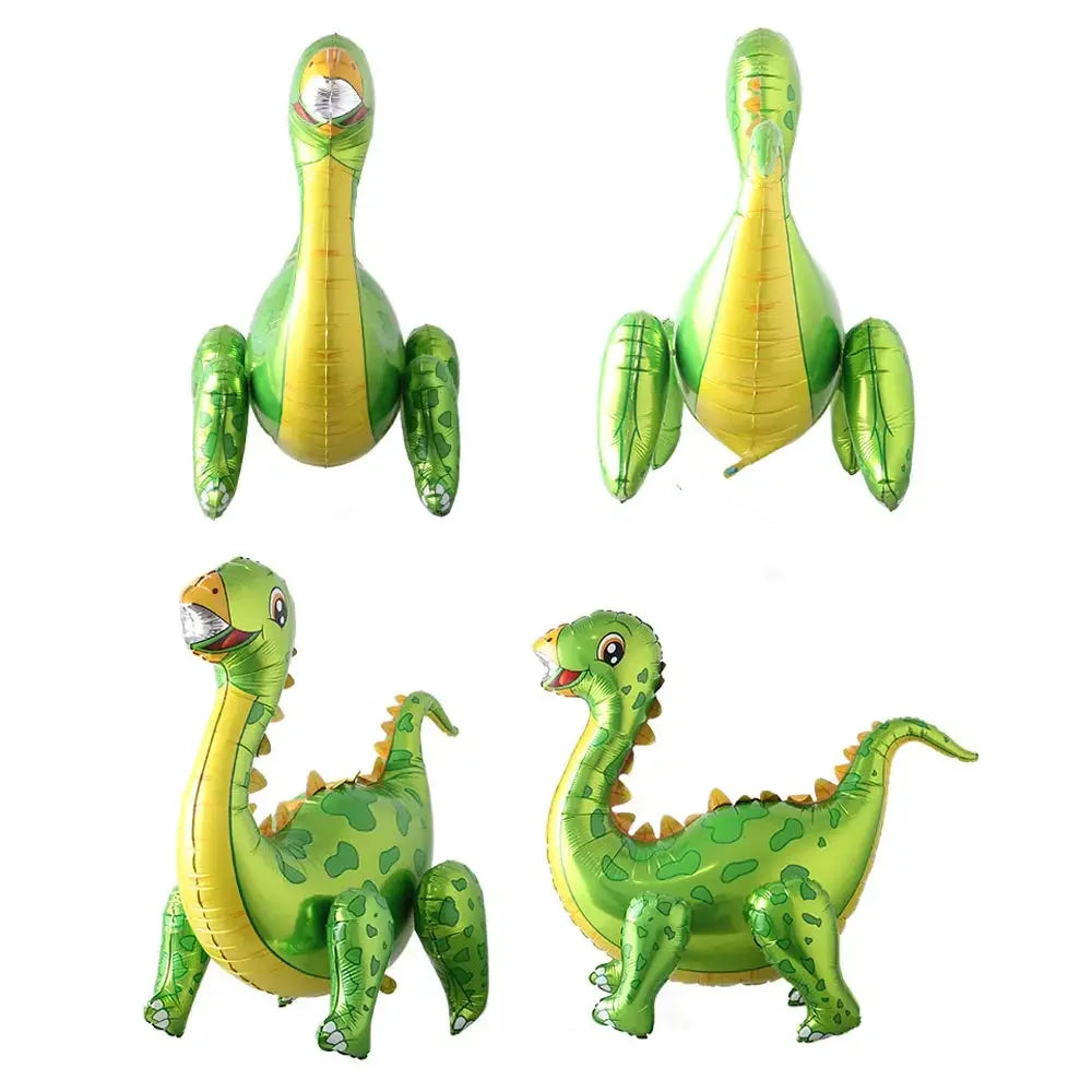 3D Self standing Dinosaur Tyrannosaurus Animal Balloons for Birthday Party Baby Shower Decoration Kit Inflatable Party Supplies