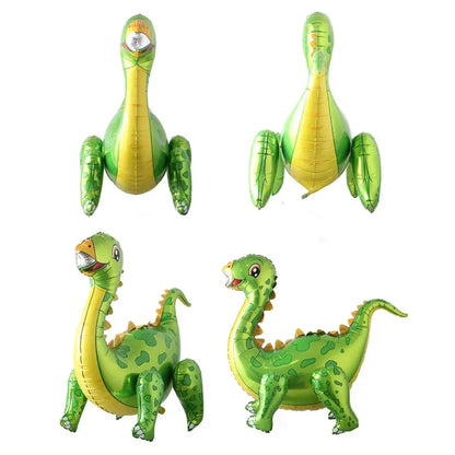 3D Self standing Dinosaur Tyrannosaurus Animal Balloons for Birthday Party Baby Shower Decoration Kit Inflatable Party Supplies