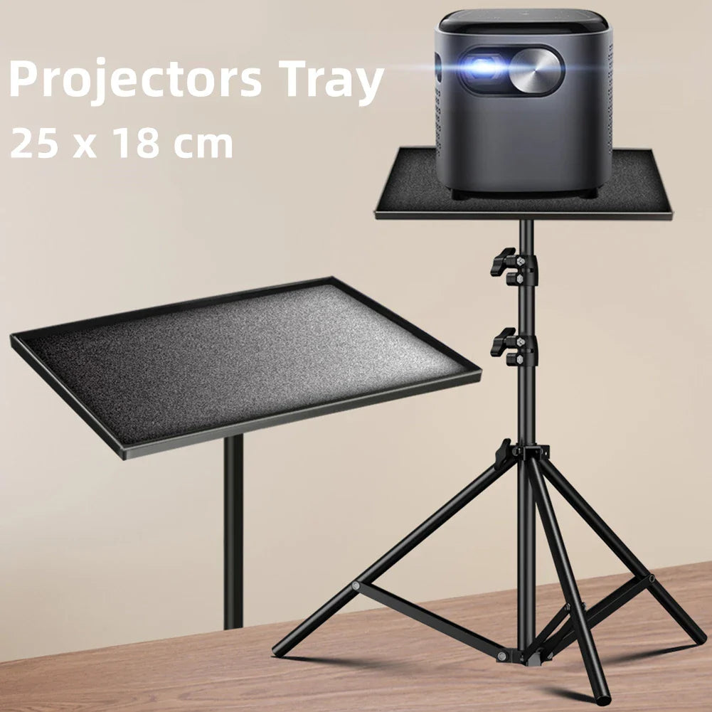 Nouveau plateau de projecteur 1 * plateau de projecteur 1/4 vis 100% tout neuf 25*18 cm cm (L * W) noir pour trépied support de haute qualité