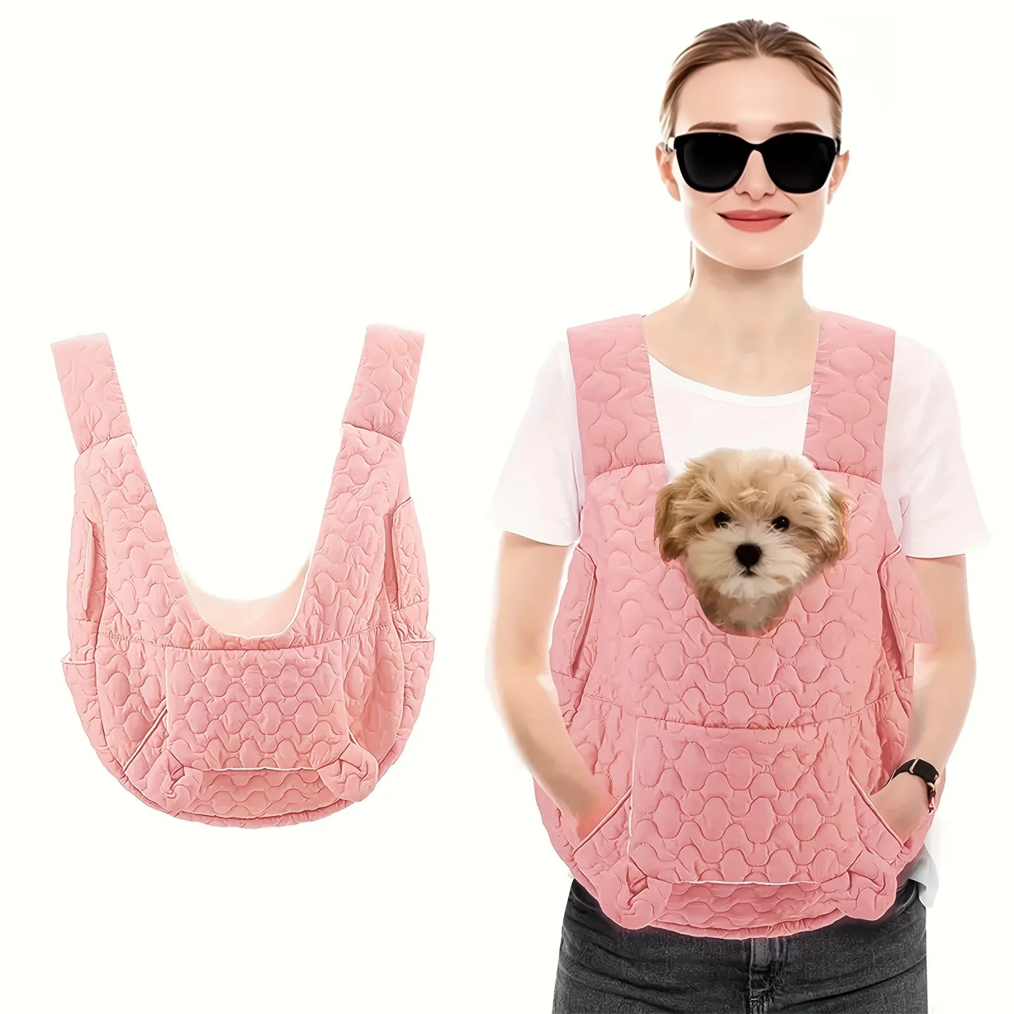 Sac à dos portable pour animaux de compagnie pour chats et chiens, respirant et confortable, porte-voyage en plein air pour petits et moyens animaux de compagnie.