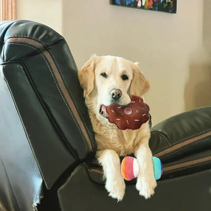 Un ensemble de 7 pièces de jouets sonores pour chiots, à mâcher en peluche en vrac pour animaux de compagnie, collations aux fruits et jouets pour chiots de légumes, adaptés aux jeux mignons