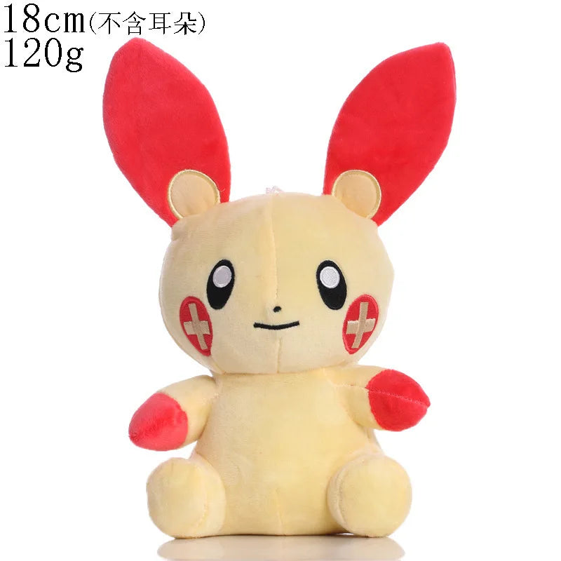 Pikachu Pokemon Plush Doll Charmander Bulbasaur Squirtle Psyduck Eevee Plush Soft Stuffed Animals Peluche Plushie Toy Gifts