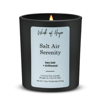 Salt Air Serenity Candle | Sea Salt + Driftwood