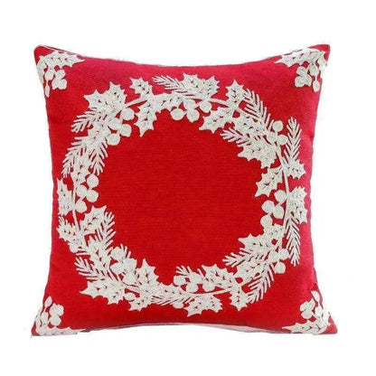 Santa Claus Tree Snowman Sofa Cushion Cover Pillow Case
